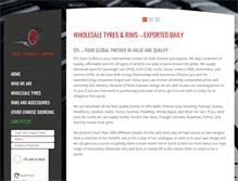 Tablet Screenshot of dtl-chinese-tyres.com